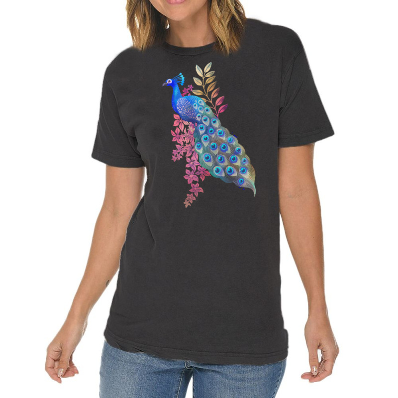 Peacock T  Shirt Peacock Paradise T  Shirt Vintage T-Shirt by qdietrich111 | Artistshot