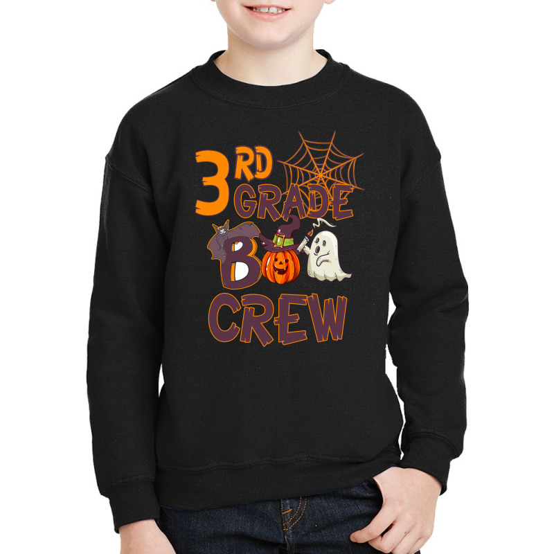 3rd Grade Boo Crew Youth Sweatshirt by Bettercallsaul | Artistshot