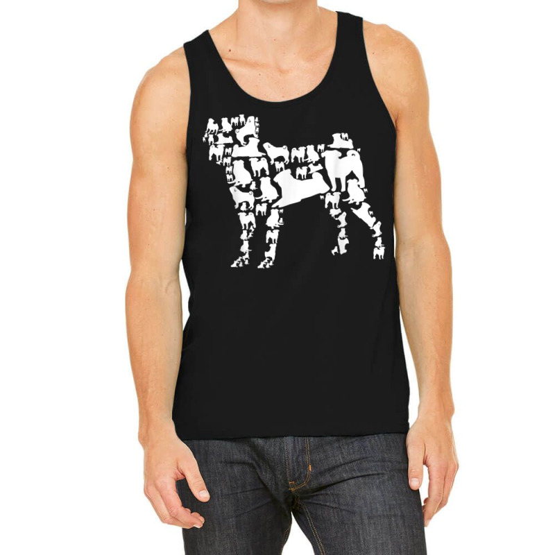 Pugs Collection Pug Bunch Dog Lover T Shirt Tank Top by Sand King | Artistshot