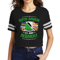 Army 69th Armor Regiment T Shirt Scorecard Crop Tee | Artistshot