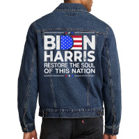 Biden Harris Make Great Idea Men Denim Jacket | Artistshot