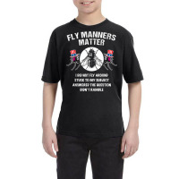 Fly Manners Matter Youth Tee | Artistshot