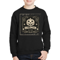 Hello Halloween Trick Or Treat Youth Sweatshirt | Artistshot