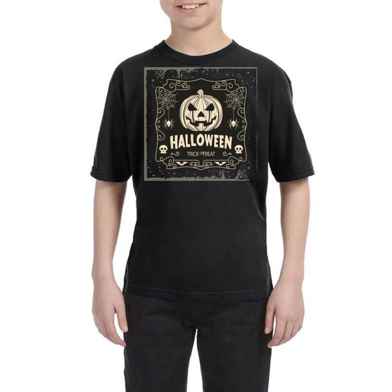 Hello Halloween Trick Or Treat Youth Tee by coşkun | Artistshot