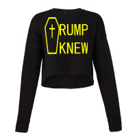 Trump Knew Trump Lied People Died Cropped Sweater | Artistshot