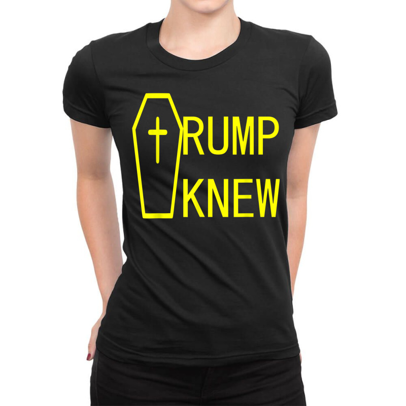 Trump Knew Trump Lied People Died Ladies Fitted T-Shirt by kakashop | Artistshot