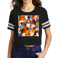 Concept On The Theme Of Racism. Stop Racism. Scorecard Crop Tee | Artistshot