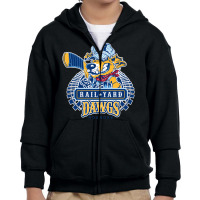 Roanoke Rail Yard Dawgs Youth Zipper Hoodie | Artistshot