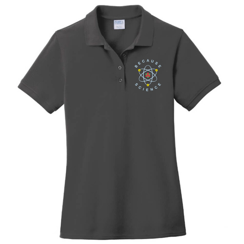 Because Science Ladies Polo Shirt by davidcourey | Artistshot