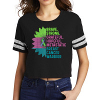 Metastatic Breast Cancer Awareness Care Warrior T Shirt Scorecard Crop Tee | Artistshot