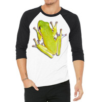 Green Tree Frog T Shirt 3/4 Sleeve Shirt | Artistshot