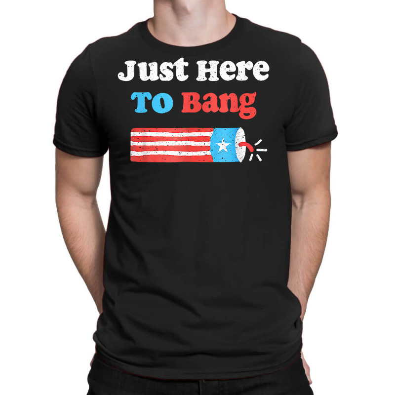 Funny Fourth Of July 4th Of July I'm Just Here To Bang T Shirt T-shirt | Artistshot