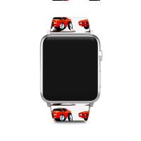 Classic American Muscle Car Cartoon Vector Illustration Apple Watch Band | Artistshot