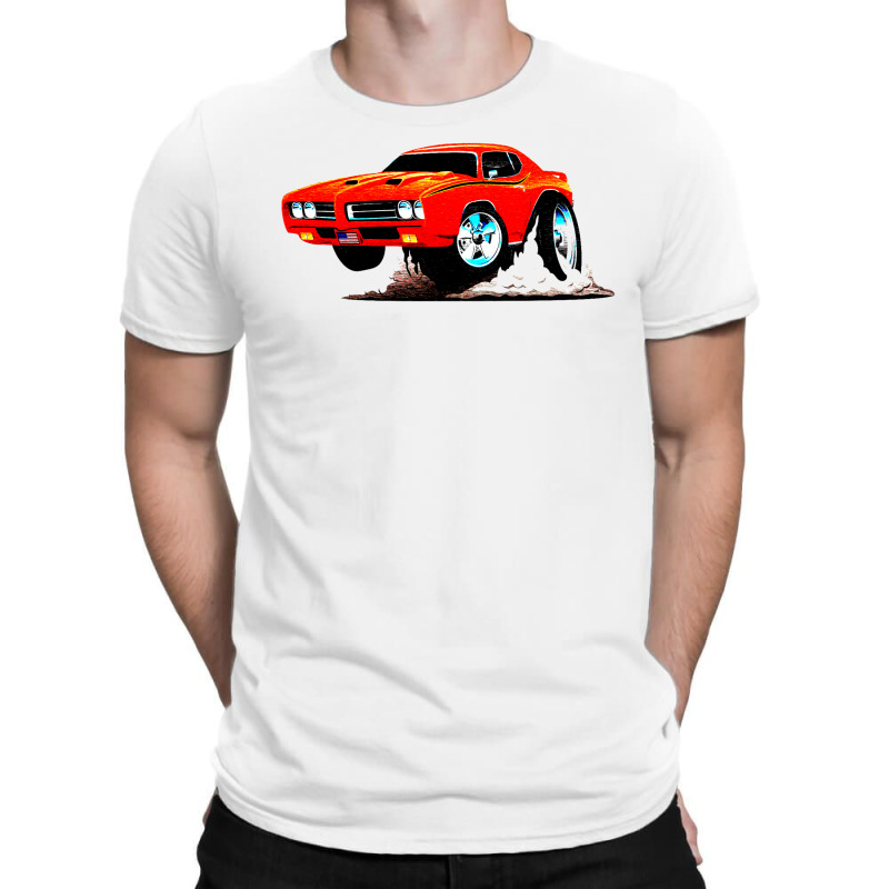 Classic American Muscle Car Cartoon Vector Illustration T-shirt | Artistshot