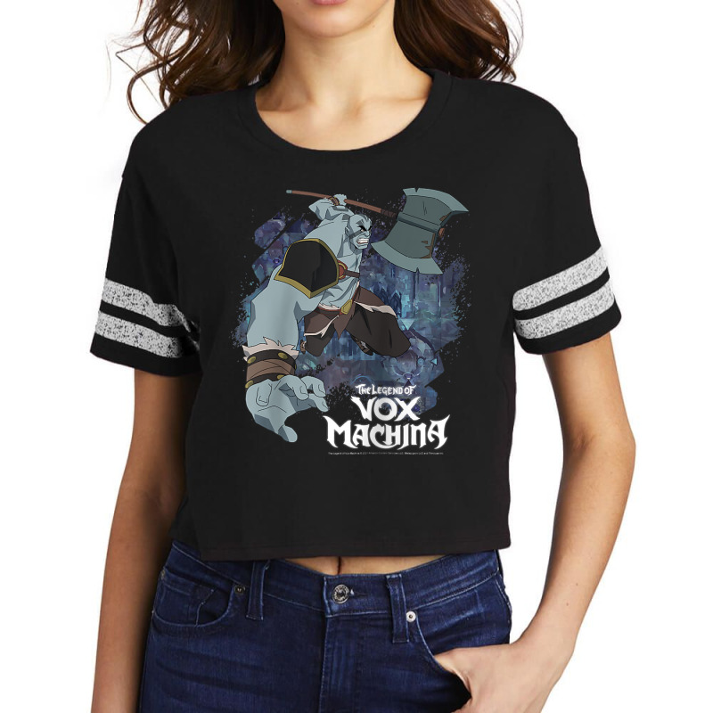 The Legend Of Vox Machina Grog Strongjaw With Axe Raglan Baseball Tee Scorecard Crop Tee by darelychilcoat1989 | Artistshot