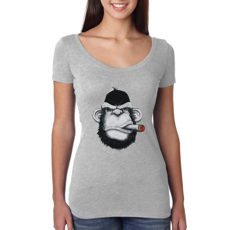 Gorilla Women's Triblend Scoop T-shirt by coşkun | Artistshot