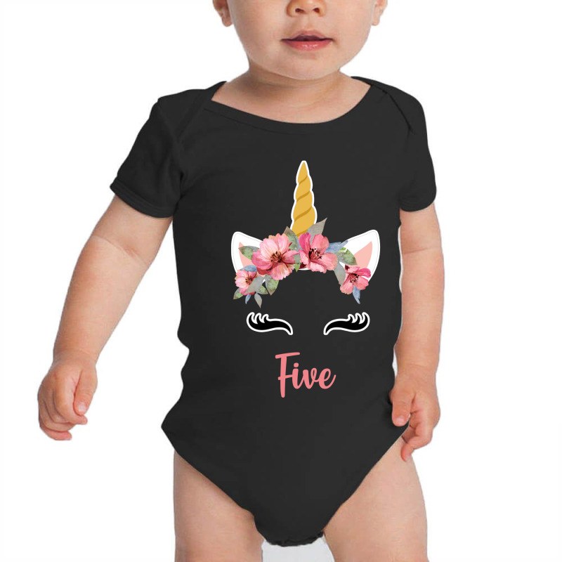 Five Months Old Five Years Birthday Baby Bodysuit by coşkun | Artistshot