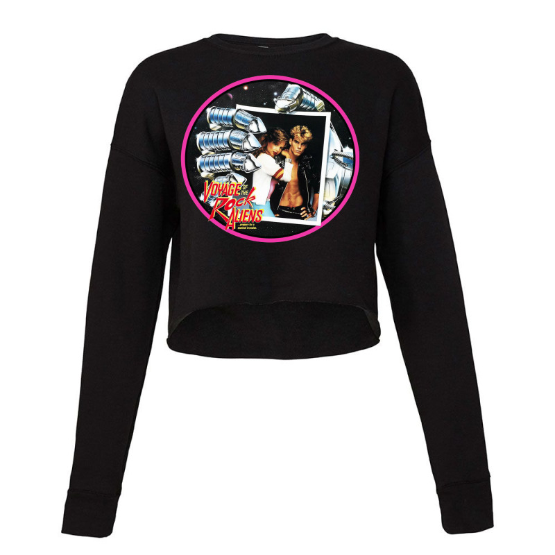 Rock Comedy Classic Voyage Of The Rock Aliens Cropped Sweater by Valerie_Art | Artistshot