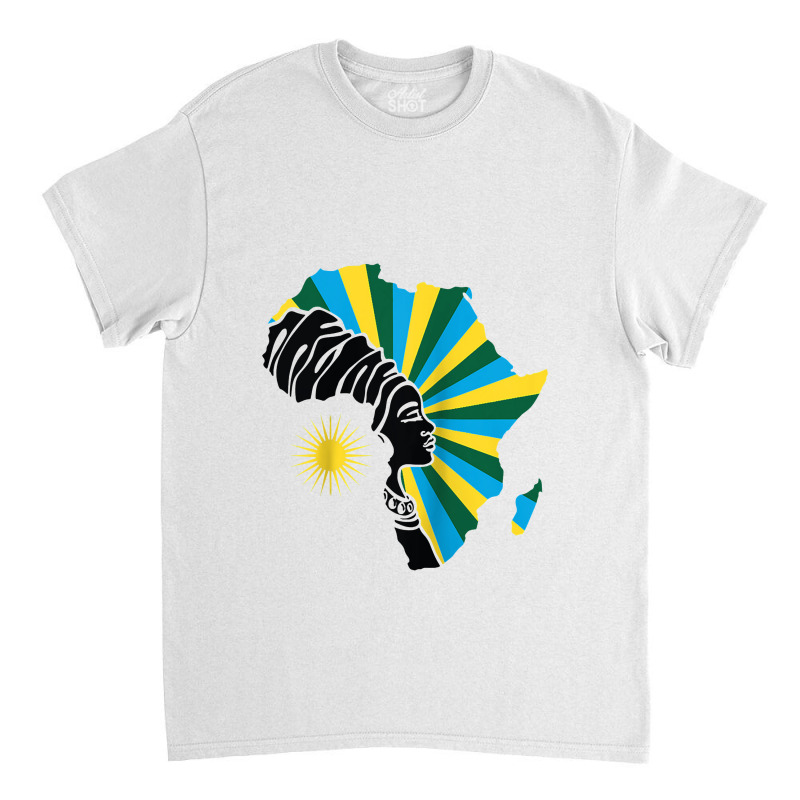 Rwanda Rwandan Flag Africa Map Ethnic Heritage Black Woman Raglan Base Classic T-shirt by makhluktuhanpalingseksi | Artistshot