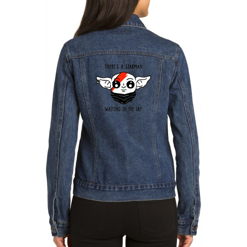 Starman Ladies Denim Jacket | Artistshot