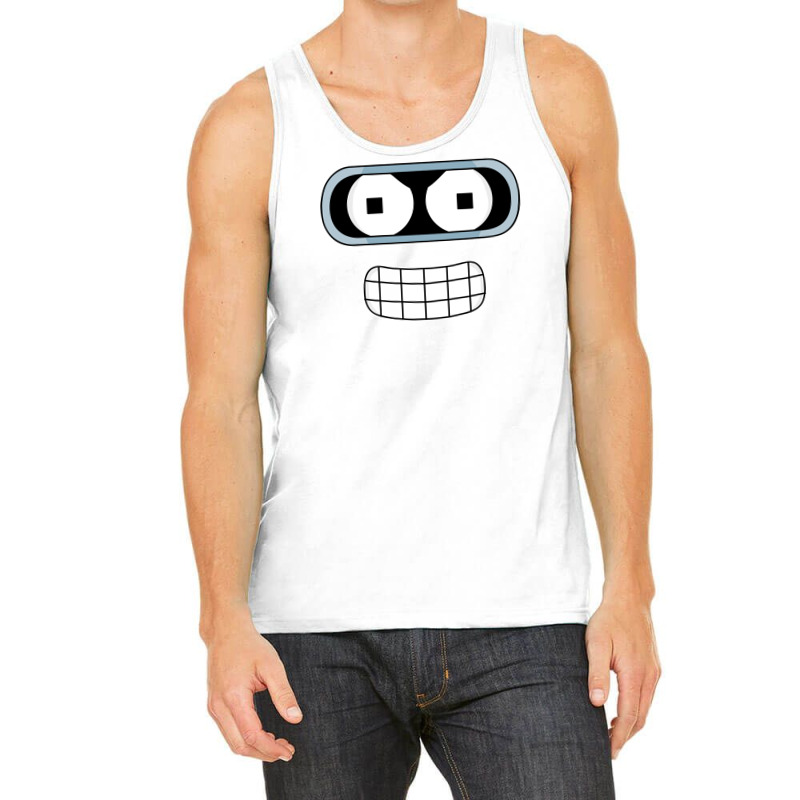 Bender Face Futurama Tank Top | Artistshot