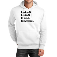 Luke Leia Chewie Unisex Hoodie | Artistshot