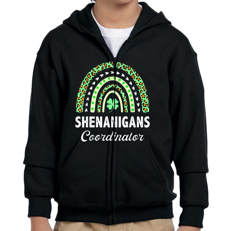 St. Patrick's Day Shenanigan Coordinator Youth Zipper Hoodie | Artistshot