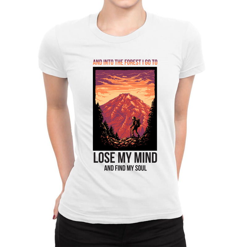 And Into The Forest I Go To Ladies Fitted T-Shirt by rardesign | Artistshot