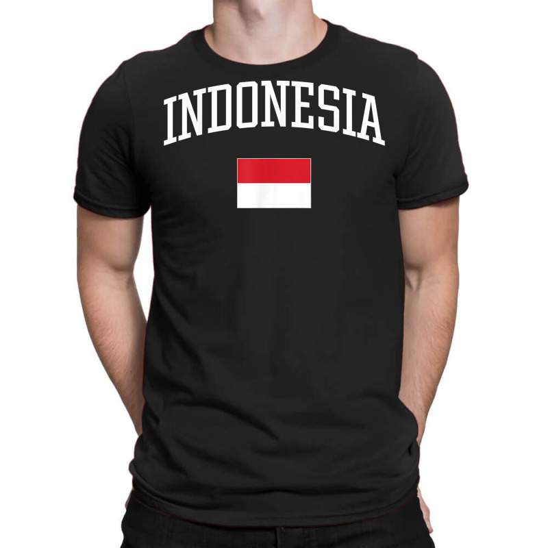 Vintage Flag Of Indonesia Love Your Country T Shirt T-shirt | Artistshot