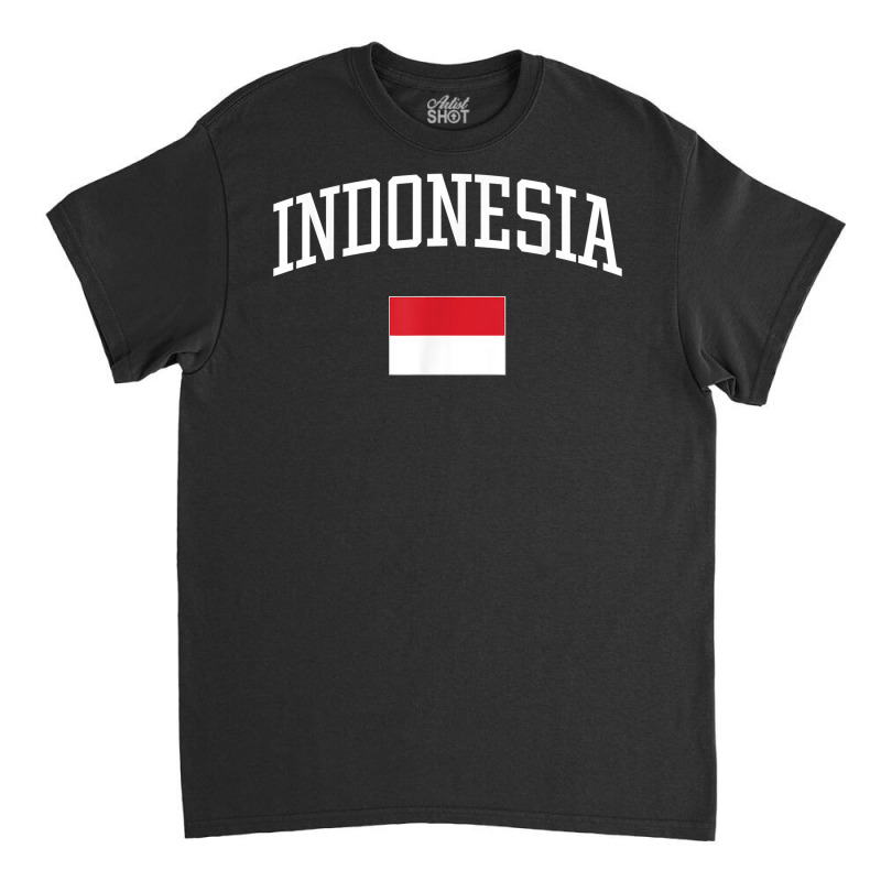 Vintage Flag Of Indonesia Love Your Country T Shirt Classic T-shirt | Artistshot