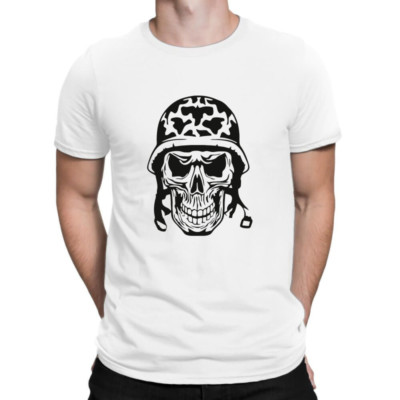 Soldier Skull T-shirt | Artistshot