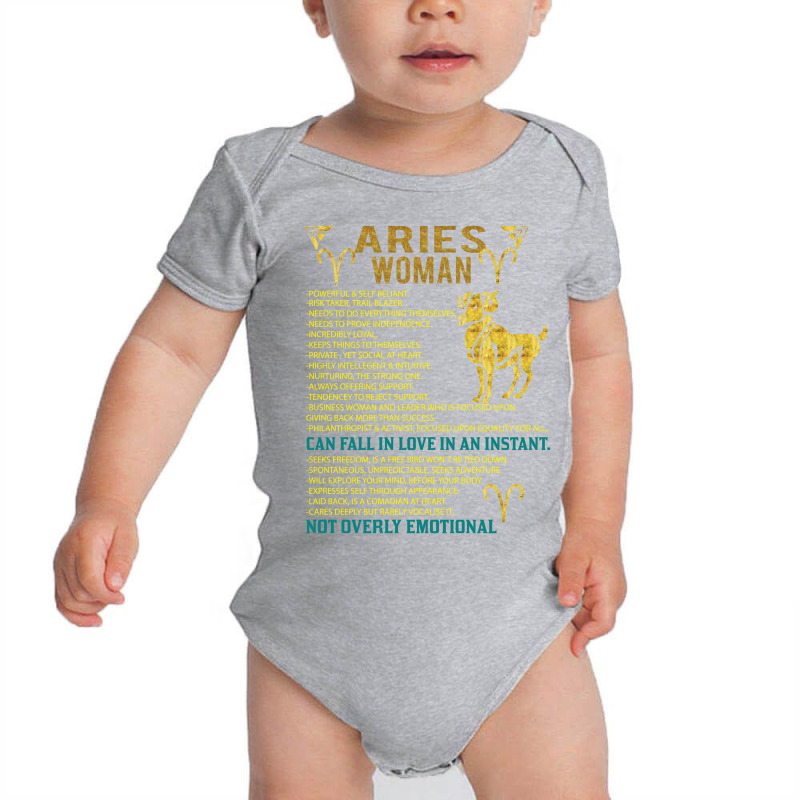 Aries Woman Baby Bodysuit by SabriAcar | Artistshot