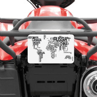 Map T-shirt Atv License Plate | Artistshot