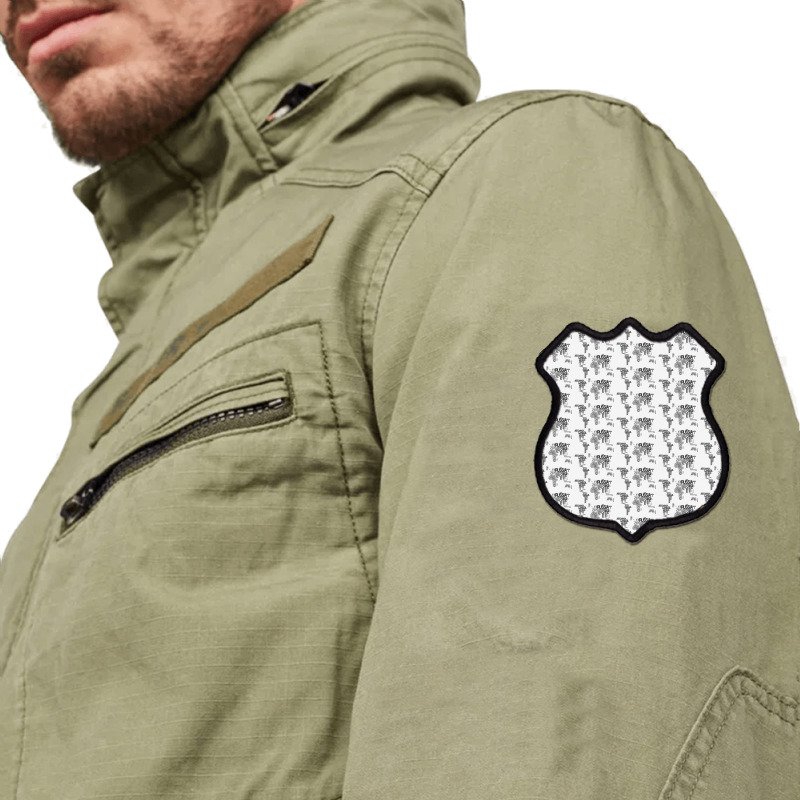 Map T-shirt Shield Patch | Artistshot