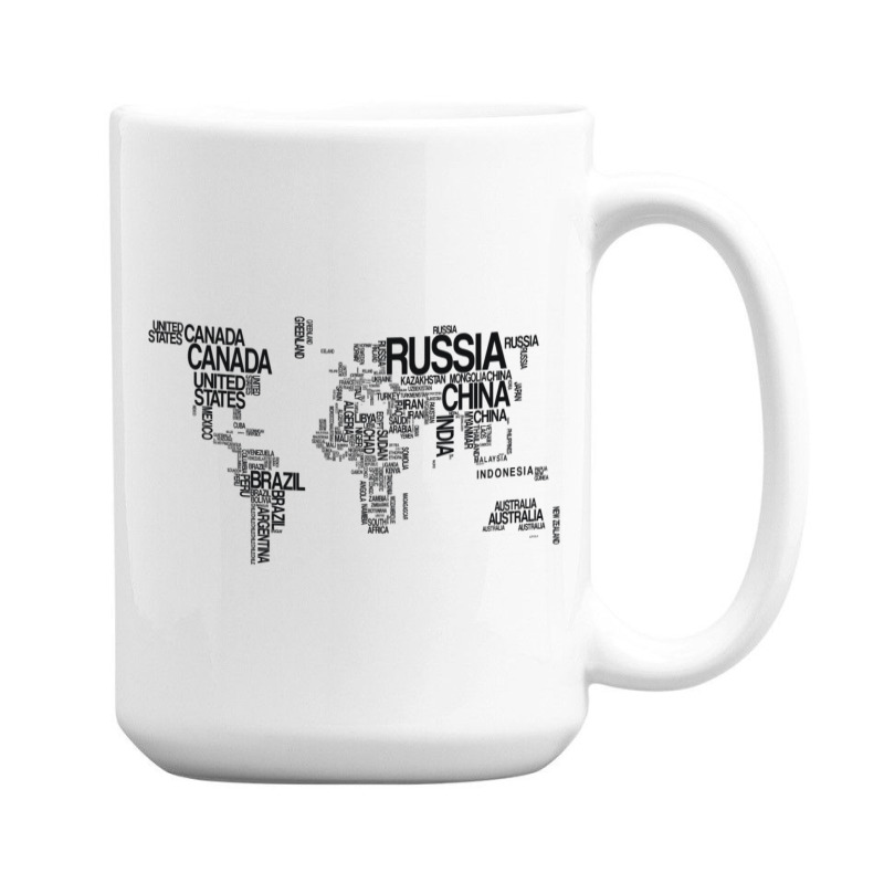 Map T-shirt 15 Oz Coffee Mug | Artistshot