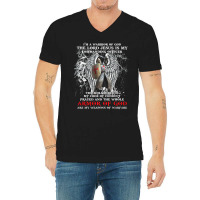 Jesus Christ Christian Im A Warrior Of God The Lord Jesus Is My Comman V-neck Tee | Artistshot