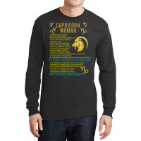 Capricorn Woman Long Sleeve Shirts | Artistshot