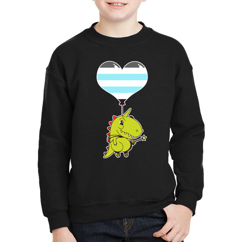 Demiboy T Rex Youth Sweatshirt by SAM SOE | Artistshot