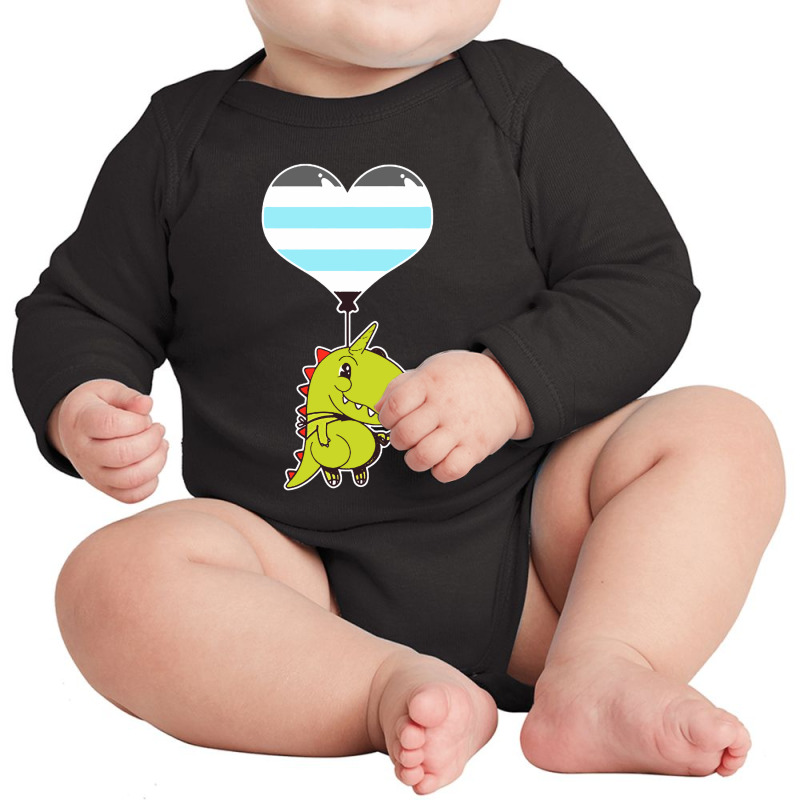 Demiboy T Rex Long Sleeve Baby Bodysuit by SAM SOE | Artistshot