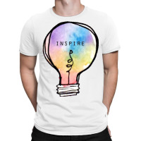 The Lovers, Inspire, Inspiration, Colorful, Rainbow, Light, Lightbulb, T-shirt | Artistshot