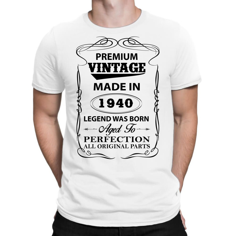 Vintage Legend Was Born 1940 T-shirt | Artistshot