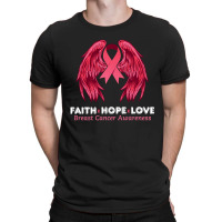 Angel Wings Breast Cancer Awareness T-shirt | Artistshot