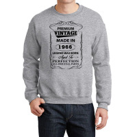 Vintage Legend Was Born 1966 Crewneck Sweatshirt | Artistshot
