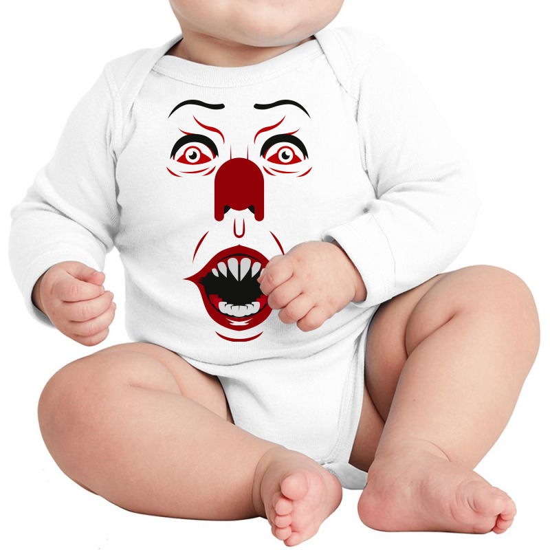 Clown Long Sleeve Baby Bodysuit by fahmifutri | Artistshot