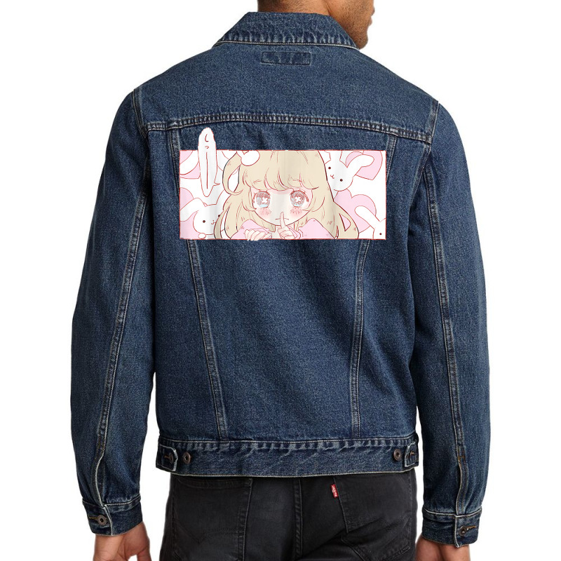 Yume Kawaii Anime Soft Girl Aesthetic Egirl Pastel Goth T Shirt Men Denim Jacket | Artistshot