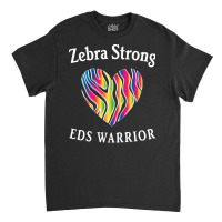 Zebra Strong Eds Warrior   Ehlers Danlos Syndrome Awareness Pullover H Classic T-shirt | Artistshot