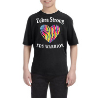 Zebra Strong Eds Warrior   Ehlers Danlos Syndrome Awareness Pullover H Youth Tee | Artistshot