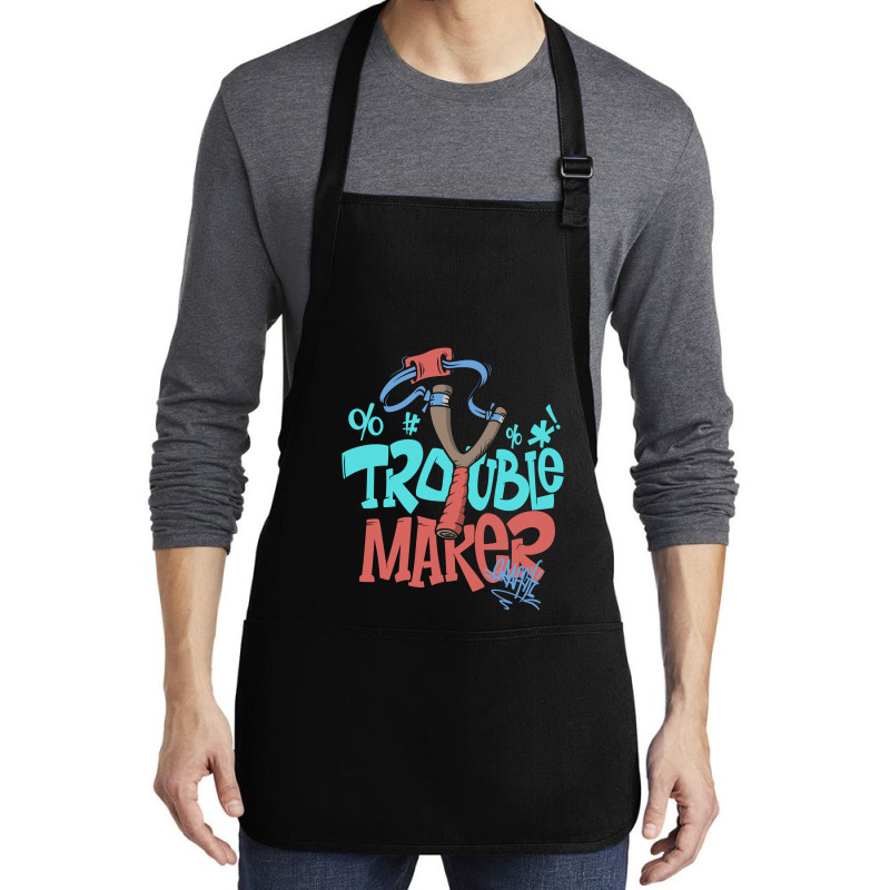 Trouble Maker Medium-length Apron | Artistshot