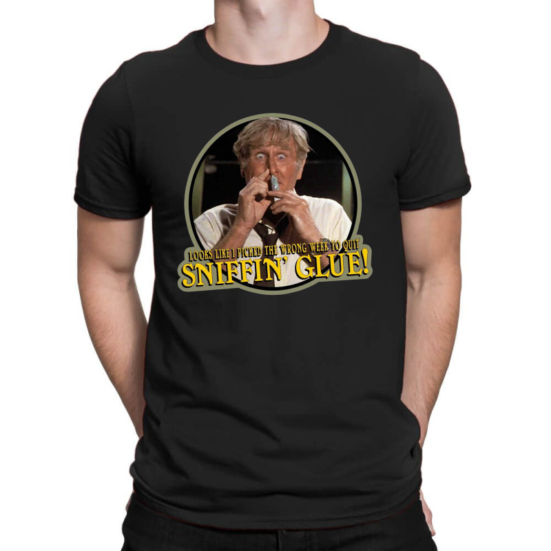 Airplane Classic Mccroskey Sniffin Glue T-shirt | Artistshot