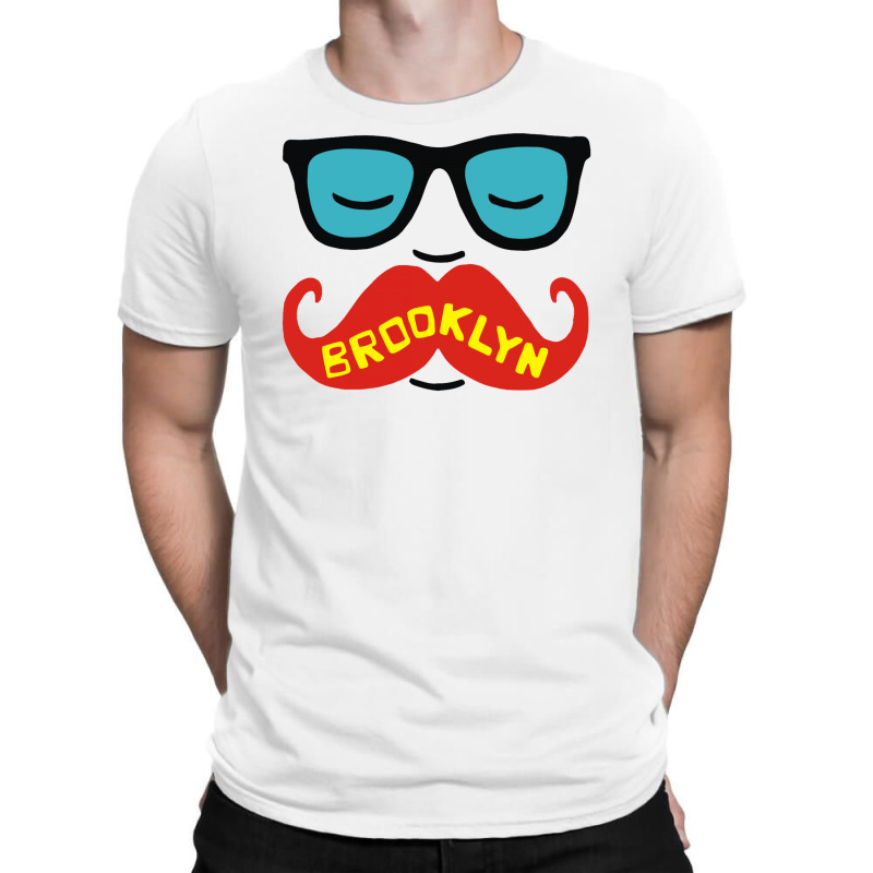 Brooklyn Moustache T-shirt | Artistshot